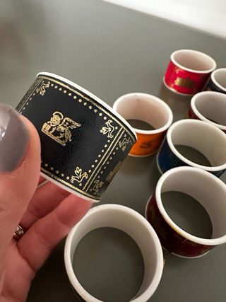 Set portatovaglioli Venezia Vintage