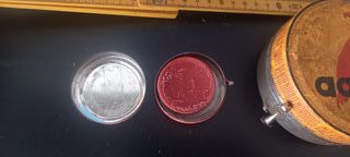 Set 2 scatole latta anni 60 Deisa Aquila