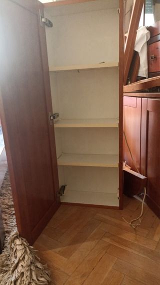 Mueble de baño madera y cerámica