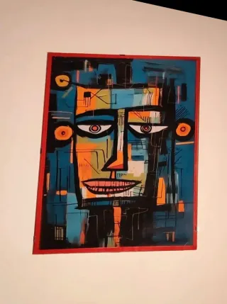 Quadro astratto incorniciato