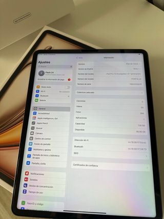 iPad Pro 12,9 M1 128GB Negro