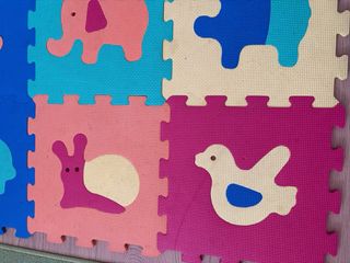 Alfombra Puzzle Bebé Animales