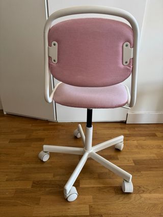 Silla Escritorio Infantil Rosa regulable