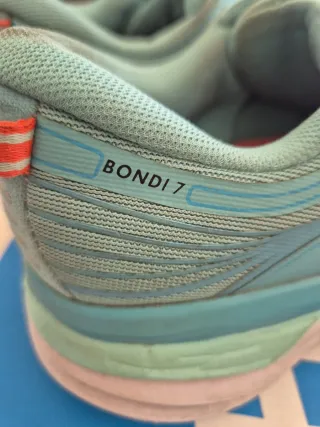 Scarpe Hoka Bondi 7 Blu/Teal