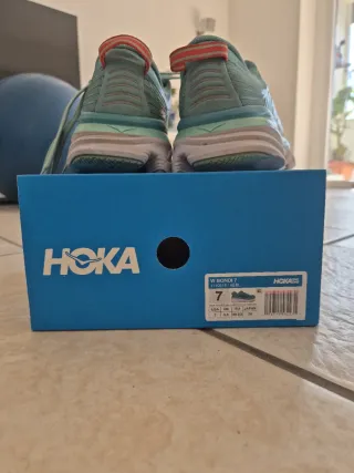 Scarpe Hoka Bondi 7 Blu/Teal