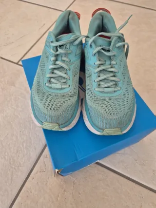 Scarpe Hoka Bondi 7 Blu/Teal