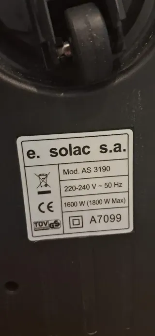 Aspirador Solac Apollo Compact HEPA