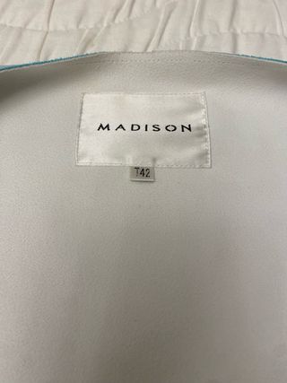 Chaquetón azul y blanco talla 42