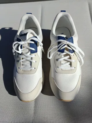 Zapatillas Timberland Blancas y Beige Nuevas