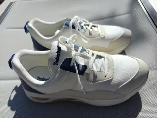 Zapatillas Timberland Blancas y Beige Nuevas