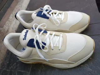 Zapatillas Timberland Blancas y Beige Nuevas