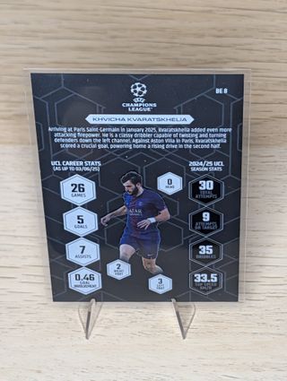 Khvicha Kvaratskhelia Black Edge Edition Card