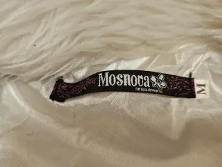 Chaleco pelo sintético blanco Talla M customizar