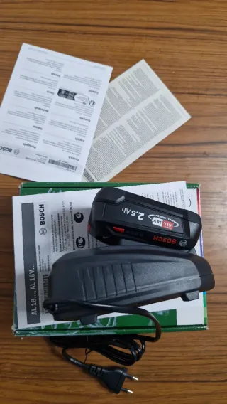 Batería Bosch 18V 2.5Ah y Cargador AL 1830 CV