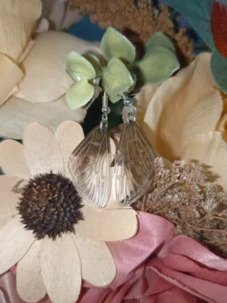 Pendientes Resina Alas Mariposa