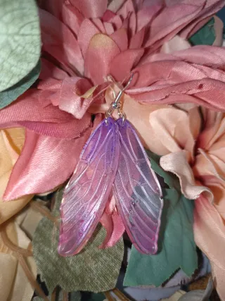 Pendientes Resina Alas Mariposa