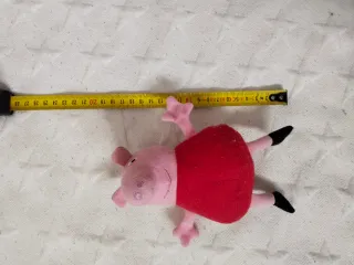 Lote 3 peluches: Minnie, Peppa y Mario