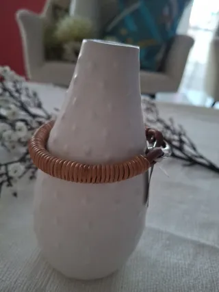 Pulsera cuero y plata JORGE REVILLA unisex