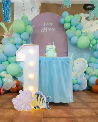 Decoración acuática infantil