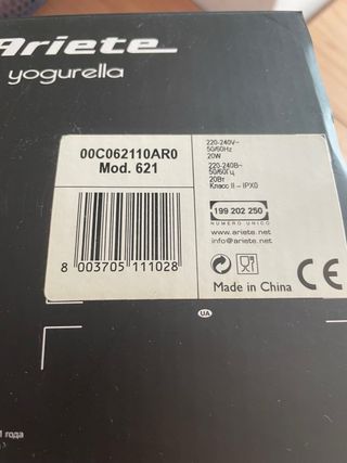 Ariete Yogurella Macchina Yogurt