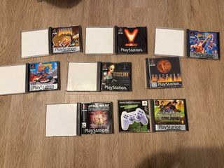 Lote 8 Juegos PS1: Doom, Tomb Raider III, Star War