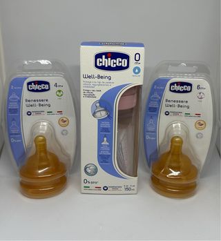 Chicco Biberão e Tetinas Well-Being 0m+ 04m e 6m+