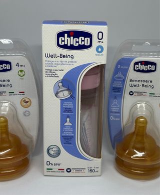 Chicco Biberão e Tetinas Well-Being 0m+ 04m e 6m+