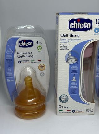 Chicco Biberão e Tetinas Well-Being 0m+ 04m e 6m+