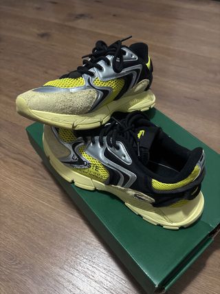 Zapatillas Lacoste Negras y Amarillas