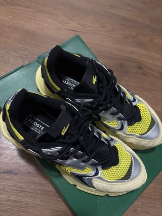 Zapatillas Lacoste Negras y Amarillas