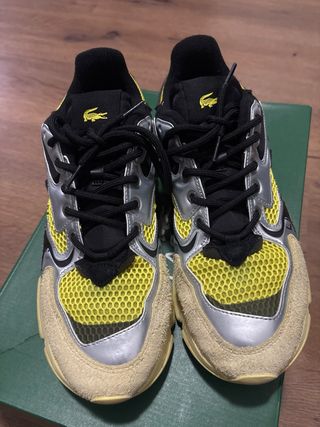 Zapatillas Lacoste Negras y Amarillas