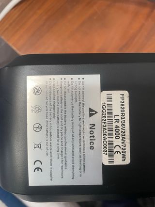 Batería Bicicleta Eléctrica 36V 20Ah 720Wh