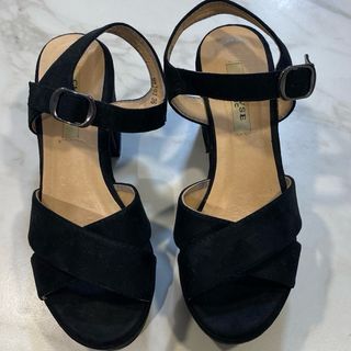 Sandalias Clowse Basic Tacón Plataforma Talla 36