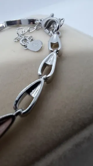 Pulsera Corazón Circonitas Plata 925