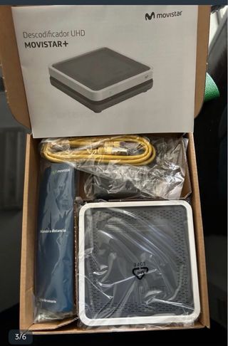 Descodificador UHD Movistar+ sin estrenar
