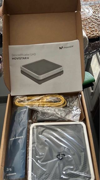 Descodificador UHD Movistar+ sin estrenar