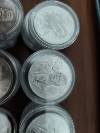 31 Monedas 100 Pesos Plata México 1977.