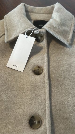 Abrigo Mango Beige