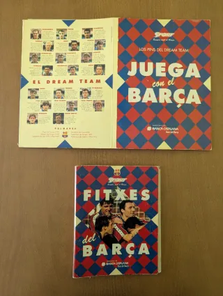 Pins Fitxes del Barça Dream team FC Barcelona