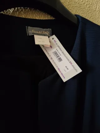 Chaqueta blazer azul mujer talla XXXL.