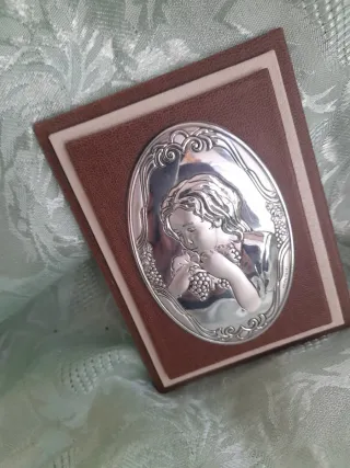 Decorazione vintage in metallo con figura