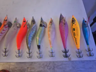 Poteras para calamar