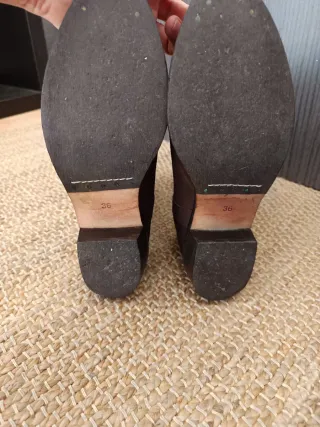 Botas piel Kickers marrones talla 36