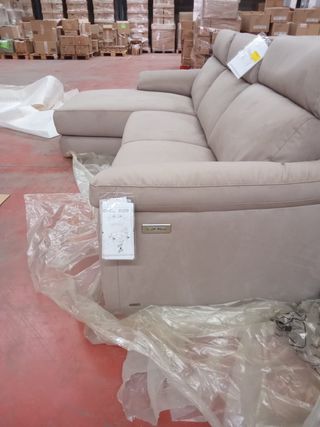 Sofá Natuzzi Chaiselongue Beige Nuevo