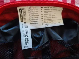 Neceser de viaje IKEA rojo