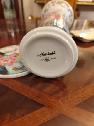 Jarrón trompeta Vista Alegre Tobacco Leaft