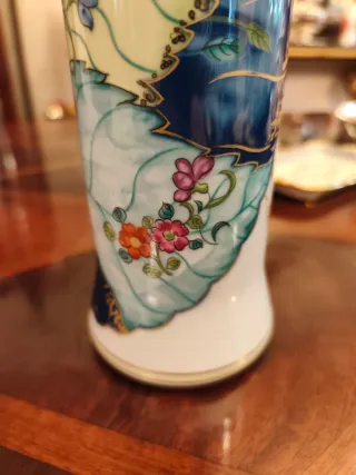 Jarrón trompeta Vista Alegre Tobacco Leaft