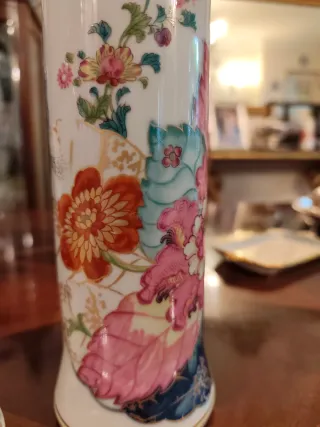 Jarrón trompeta Vista Alegre Tobacco Leaft