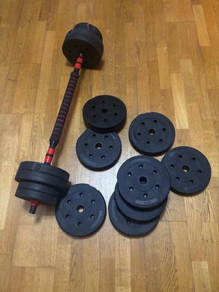 Juego Mancuernas y Pesas Ajustables