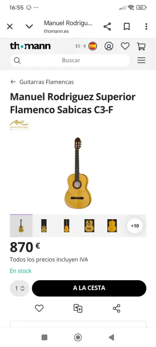 Guitarra flamenca Manuel Rodríguez